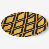 Geometrisch patroon papieren bordje (Gekanteld)