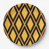 Geometrisch patroon papieren bordje (Voorkant)