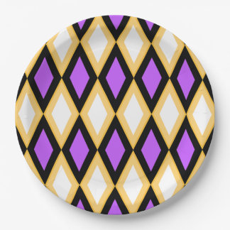 Geometrisch patroon papieren bordje