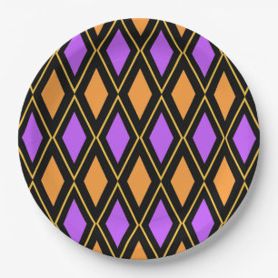Geometrisch patroon papieren bordje