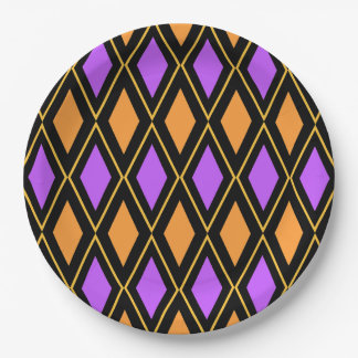 Geometrisch patroon papieren bordje