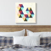 Geometrisch patroon Play III Canvas Afdruk (Insitu (Slaapkamer))