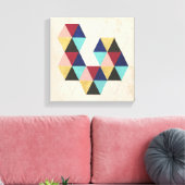 Geometrisch patroon Play III Canvas Afdruk (Insitu (Woonkamer))