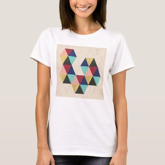 Geometrisch patroon Play III T-shirt (Voorkant)