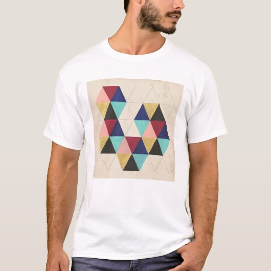 Geometrisch patroon Play III T-shirt (Voorkant)