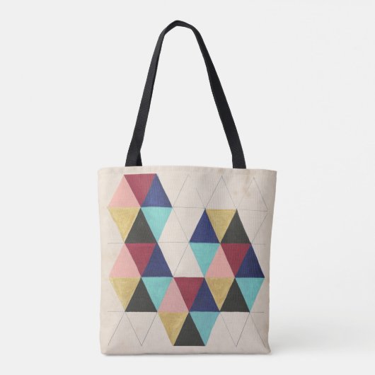 Geometrisch patroon Play III Tote Bag (Achterkant)