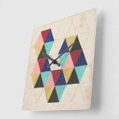 Geometrisch patroon Play III Vierkante Klok (Hoek)