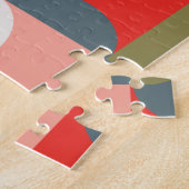 Geometrisch patroon puzzel (Zijkant)
