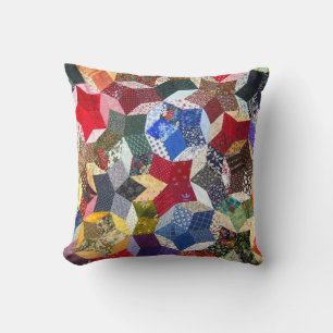Geometrisch patroon Quilt Multi Color Kussen
