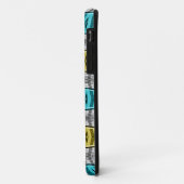 Geometrisch patroon retro jaren zestig Case-Mate iPhone case (Achterkant/links)