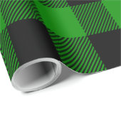 Geometrisch patroon rode en groene verf cadeaupapier (Rol Hoek)