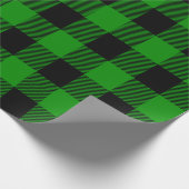 Geometrisch patroon rode en groene verf cadeaupapier (Hoek)