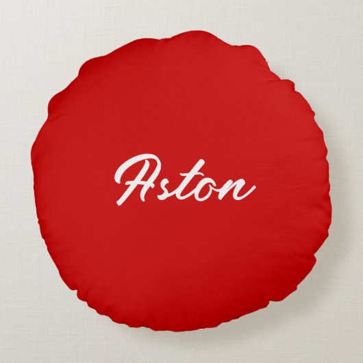 Geometrisch patroon rond kussen (Achterkant)