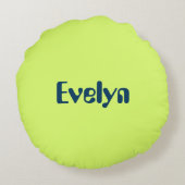 Geometrisch patroon rond kussen (Achterkant)