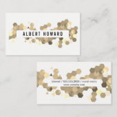 Geometrisch patroon / Sepia Visitekaartje (Voorkant / Achterkant)