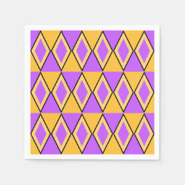 Geometrisch patroon servet