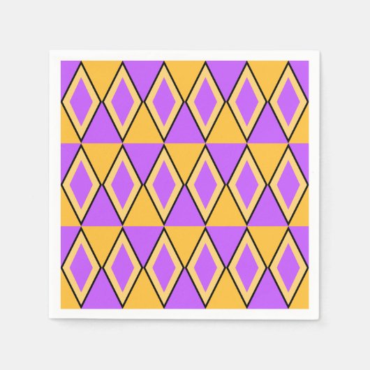 Geometrisch patroon servet (Voorkant)