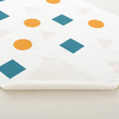 Geometrisch patroon Sherpa Blanket – Gezellig & Mo Sherpa Deken (3/4)