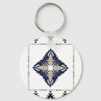 Geometrisch patroon sleutelhanger