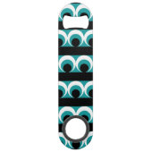 Geometrisch patroon speed flessenopener (Voorkant)