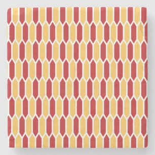 Geometrisch patroon stenen onderzetter