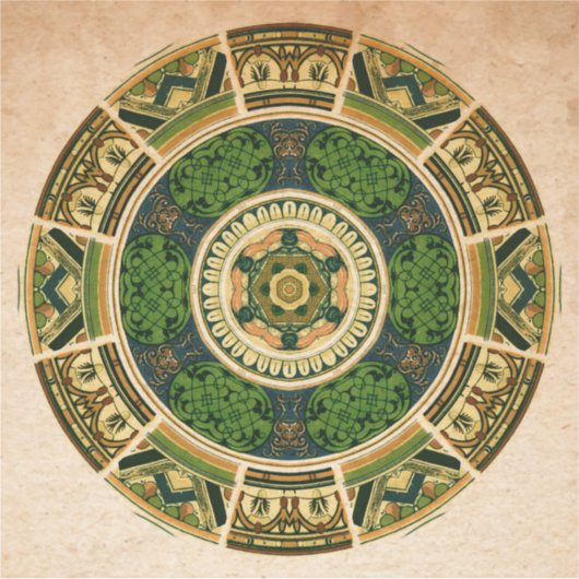 Geometrisch patroon Sticker (Voorkant)