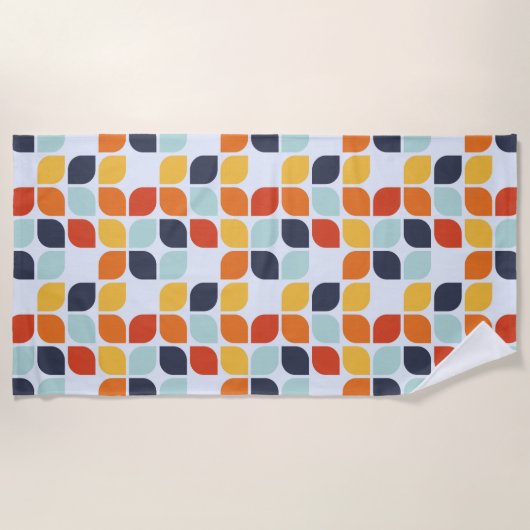  geometrisch patroon strandlaken (Voorkant)