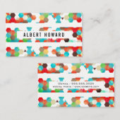 Geometrisch patroon / Stripes Visitekaartje (Voorkant / Achterkant)