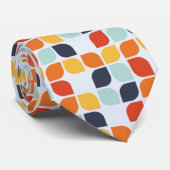 geometrisch patroon stropdas (Opgerold)