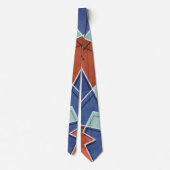 Geometrisch patroon stropdas (Achterkant)