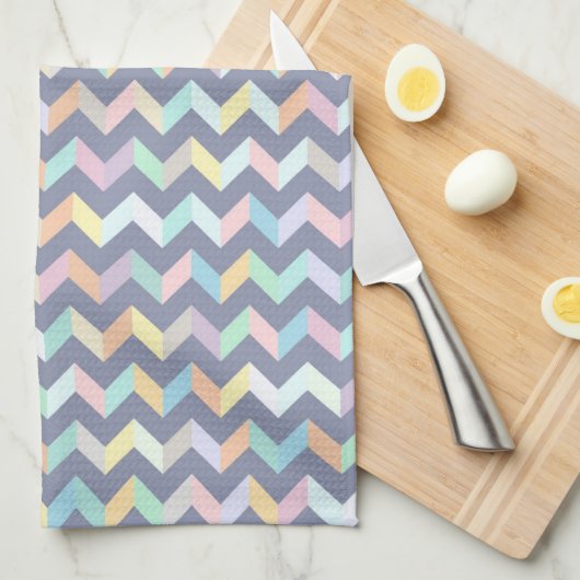 Geometrisch patroon theedoek (Quarter Fold)