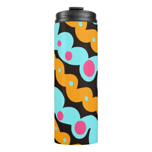 Geometrisch patroon thermosbeker (Voorkant)