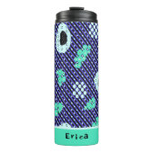 Geometrisch patroon thermosbeker (Voorkant)