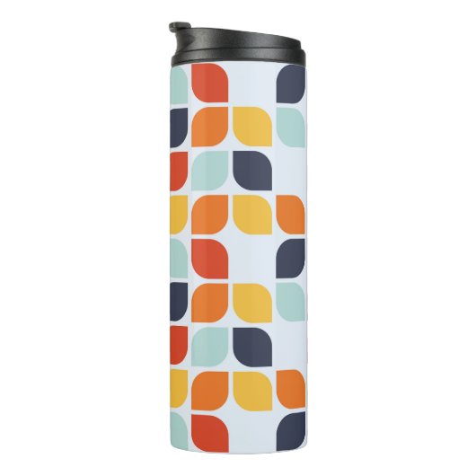 geometrisch patroon thermosbeker (Geroteerd rechts)