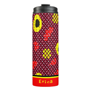 Geometrisch patroon thermosbeker