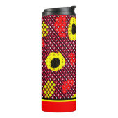Geometrisch patroon thermosbeker (Gedraaid links)