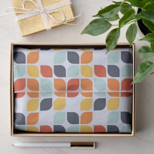 geometrisch patroon tissuepapier (Geschenk)