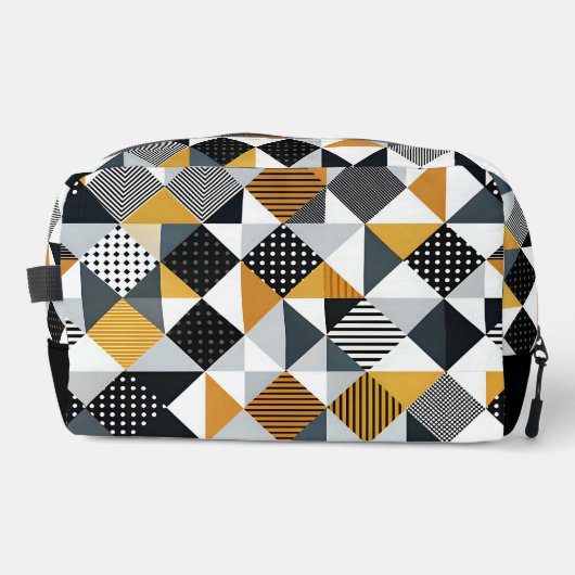 Geometrisch patroon toilettasje (Voorkant)