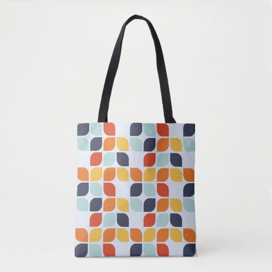  geometrisch patroon tote bag (Voorkant)
