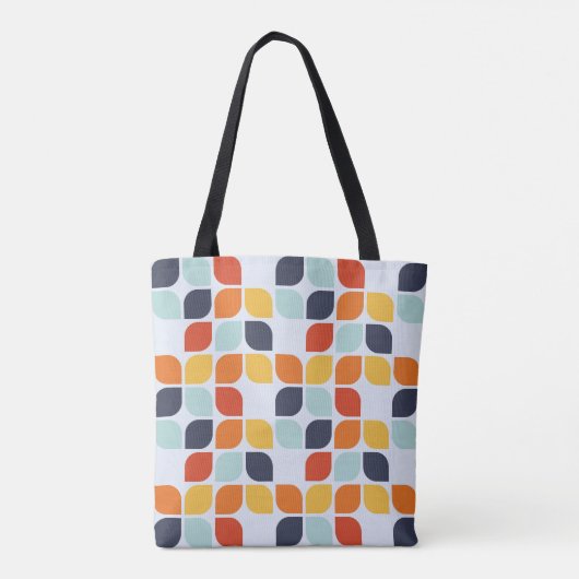  geometrisch patroon tote bag (Achterkant)