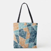 Geometrisch patroon tote bag (Achterkant)
