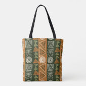Geometrisch patroon tote bag (Achterkant)