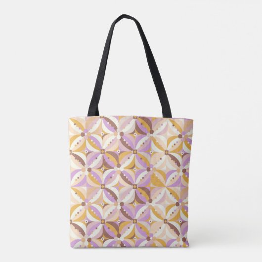 Geometrisch patroon tote bag (Achterkant)