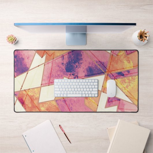 Geometrisch patroon uitwassen bureaumat (Kantoor 1)