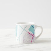 Geometrisch patroon uitwassen espresso kop (Rechts)