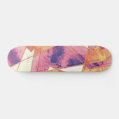 Geometrisch patroon uitwassen persoonlijk skateboard (Horizontaal)
