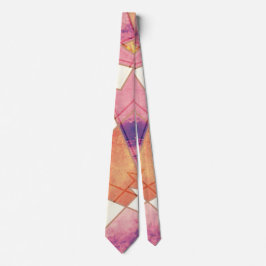 Geometrisch patroon uitwassen stropdas