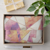 Geometrisch patroon uitwassen tissuepapier (Geschenk)