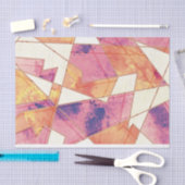 Geometrisch patroon uitwassen tissuepapier (Craft)