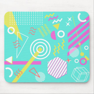 geometrisch patroon van 90 s muismat